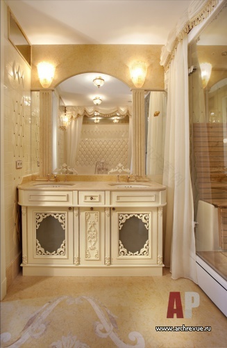 金色古典风格公寓室内设计丨Бейлина Екатерина,Андросенко Янина-28