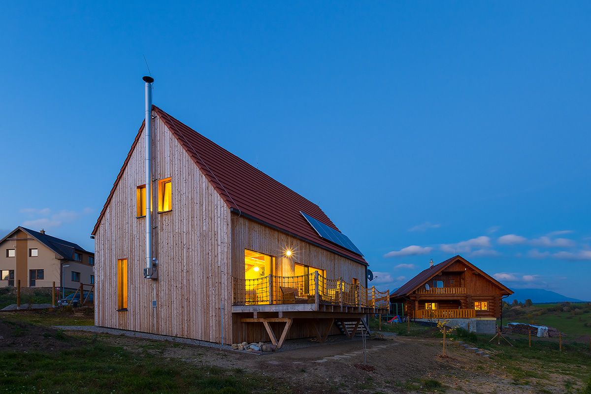 斯洛伐克塔特拉山下被动式木结构建筑丨Createrra工作室-23