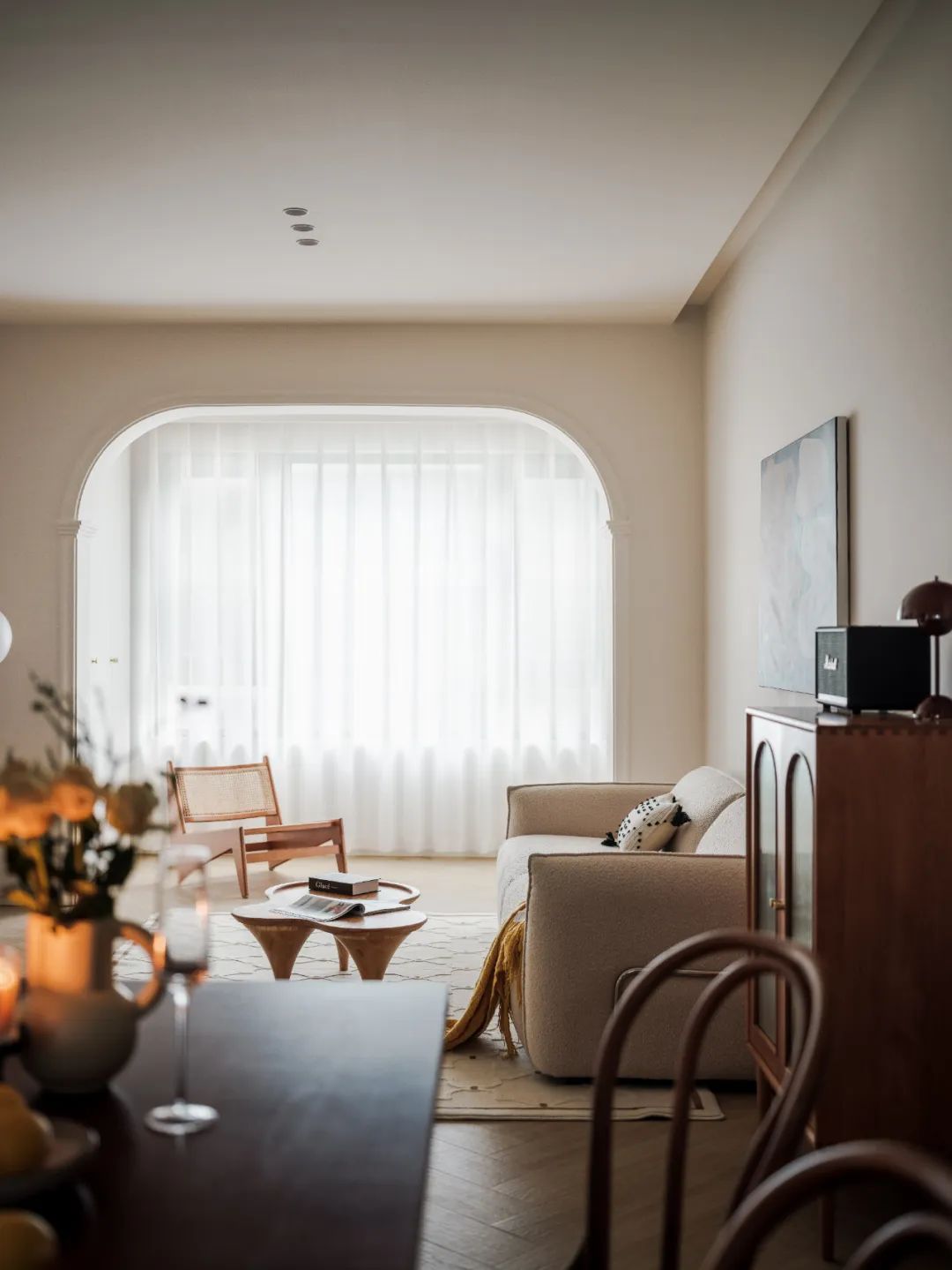 留白·私宅 · 舒适自然的轻复古之家丨留白屿下空间建筑-0