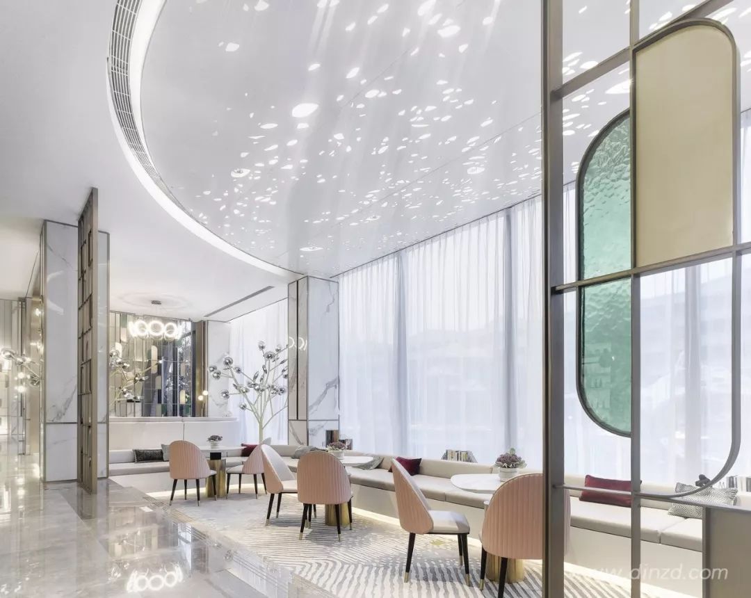 《云水谣》现代轻奢售楼处，融入自然元素，打造优雅空间-30
