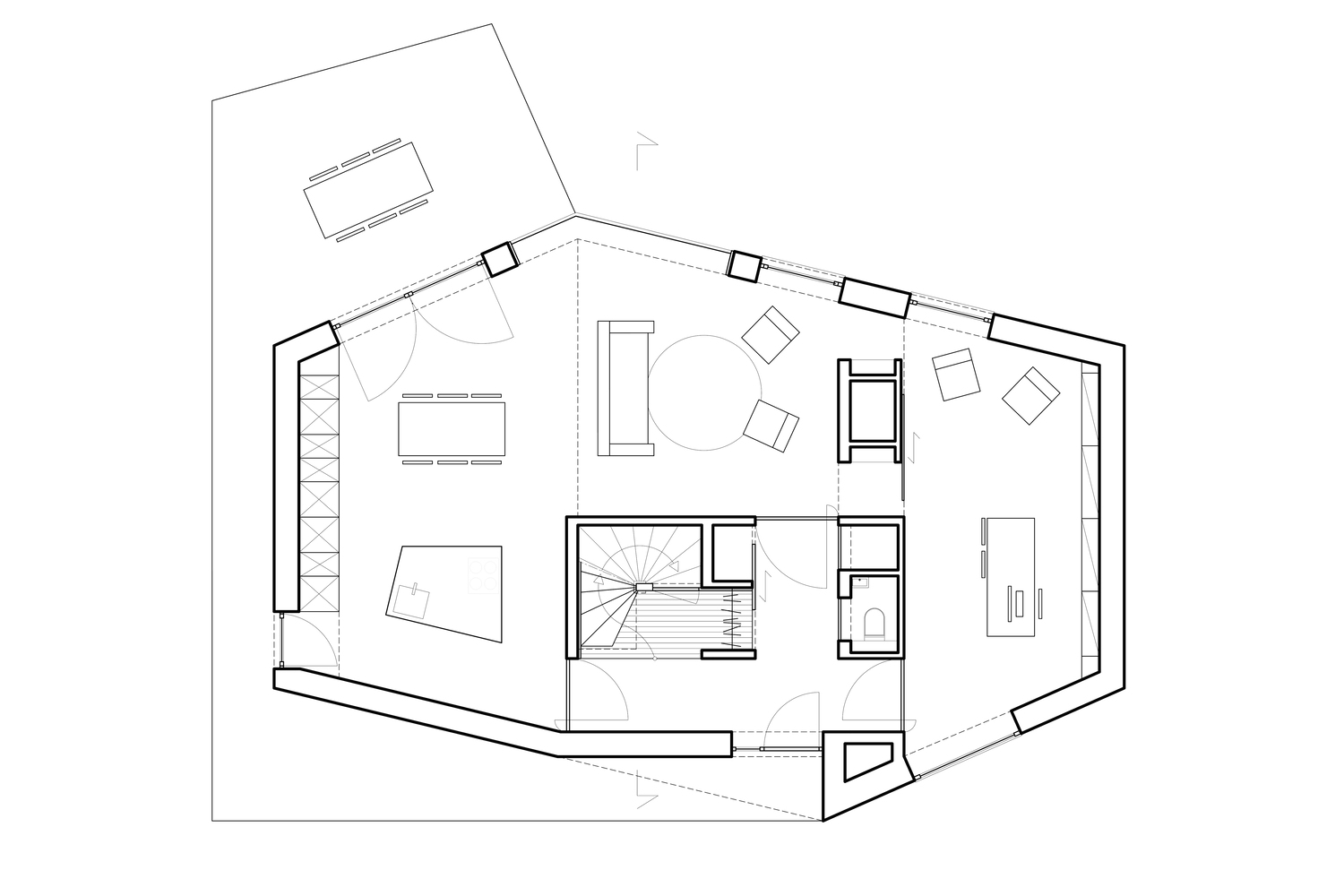 2021 年比利时 GrezDoiceau 乡村别墅设计丨DeDal architectes-15
