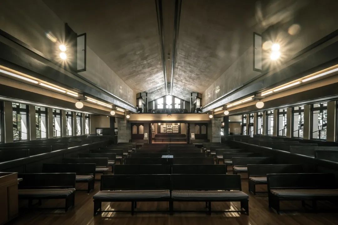 自由学园明日馆丨日本东京丨弗兰克·劳埃德·赖特,远藤新-45