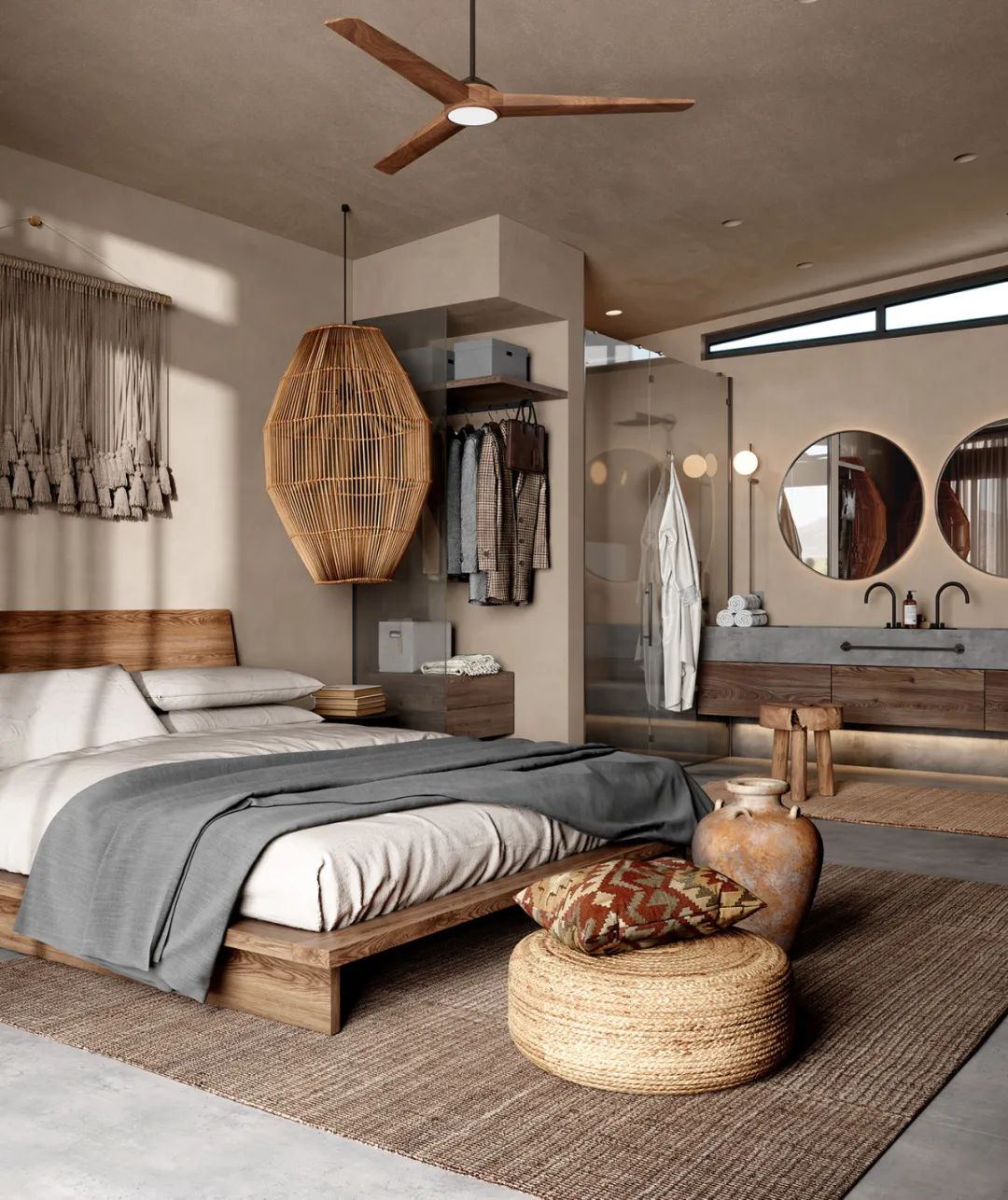 美式侘寂风餐厅设计丨YanaPrydalna-74