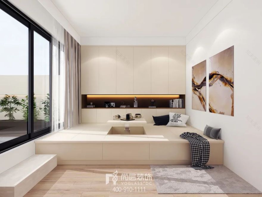 全案整装|360㎡诧寂风,诠释不完美的完美-58