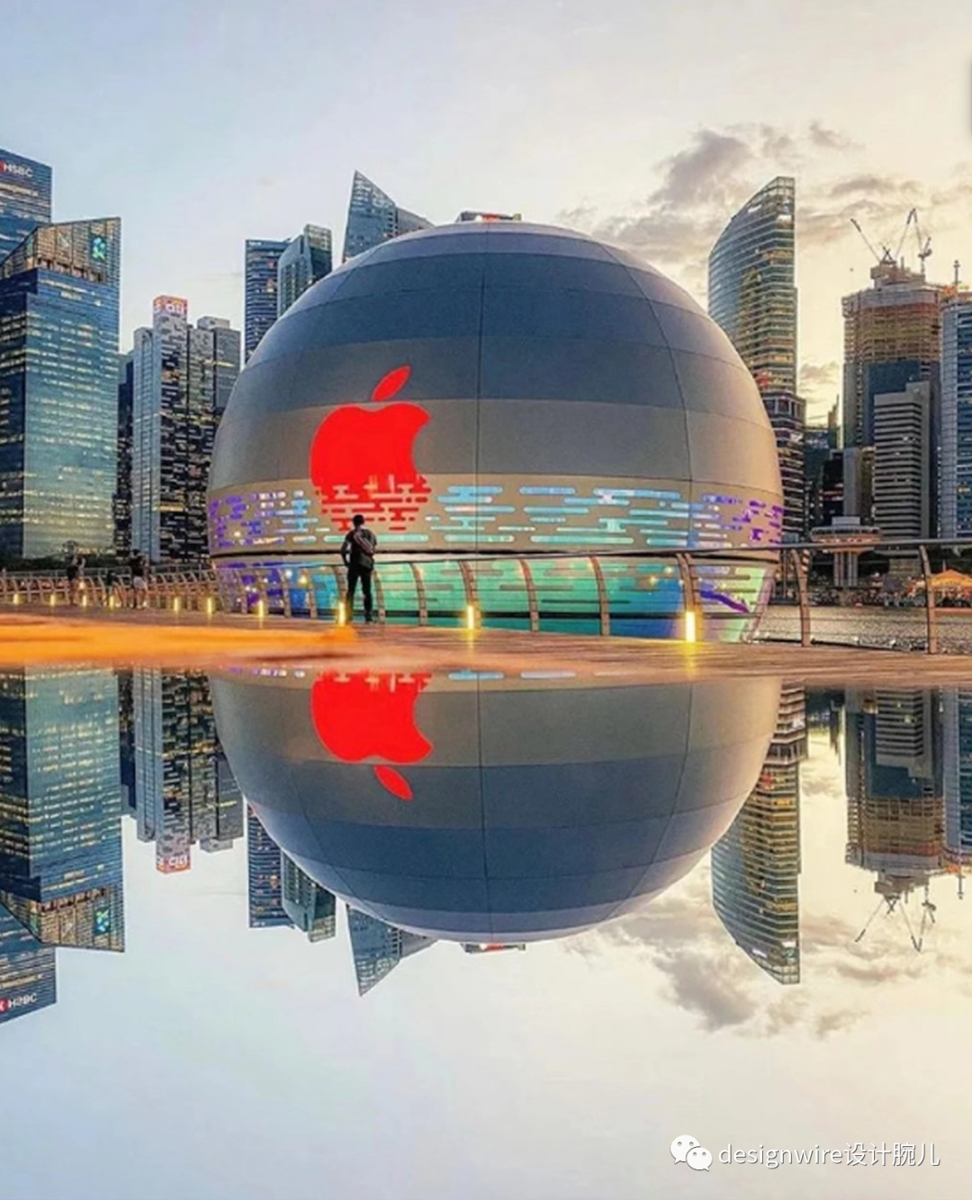 全球首个水上漂浮苹果店,创新设计诠释品牌理念-32