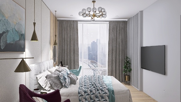 Bedroom Design 12 m²-0