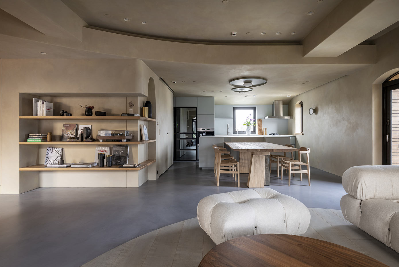 雕塑风格顶层公寓丨中国台北丨Peny Hsieh Interiors-4