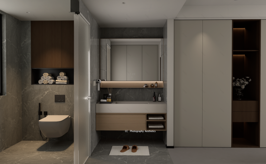 国睿华庭意式极简原创方案丨中国菏泽丨CC 空间设计工作室-53