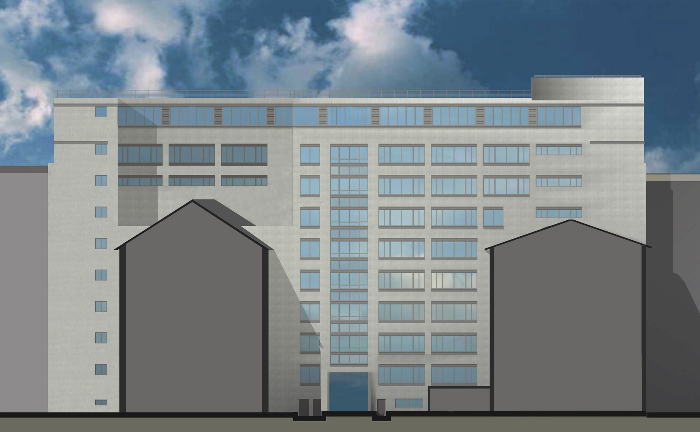 乌克兰“Promstroiproekt”建筑立面改造设计-8