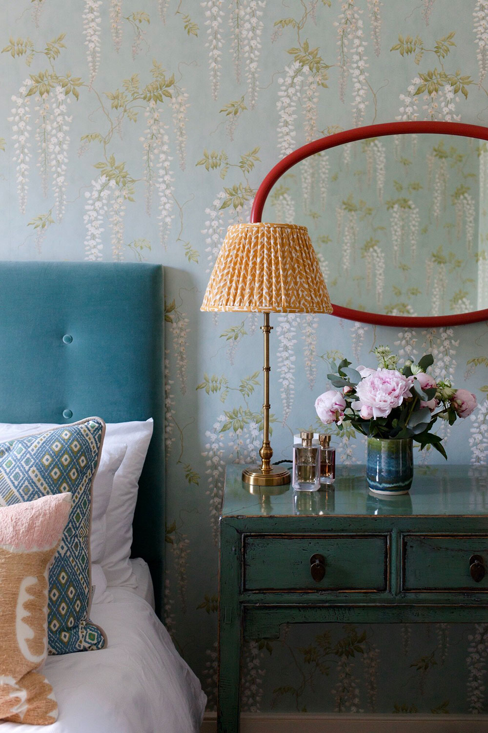 西伦敦蓝色红调活力家居设计-25