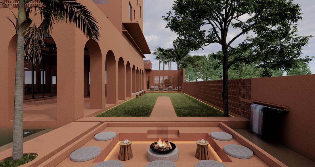 中卫民宿设计 | 摩洛哥风情融入简欧，打造异域简欧空间-3