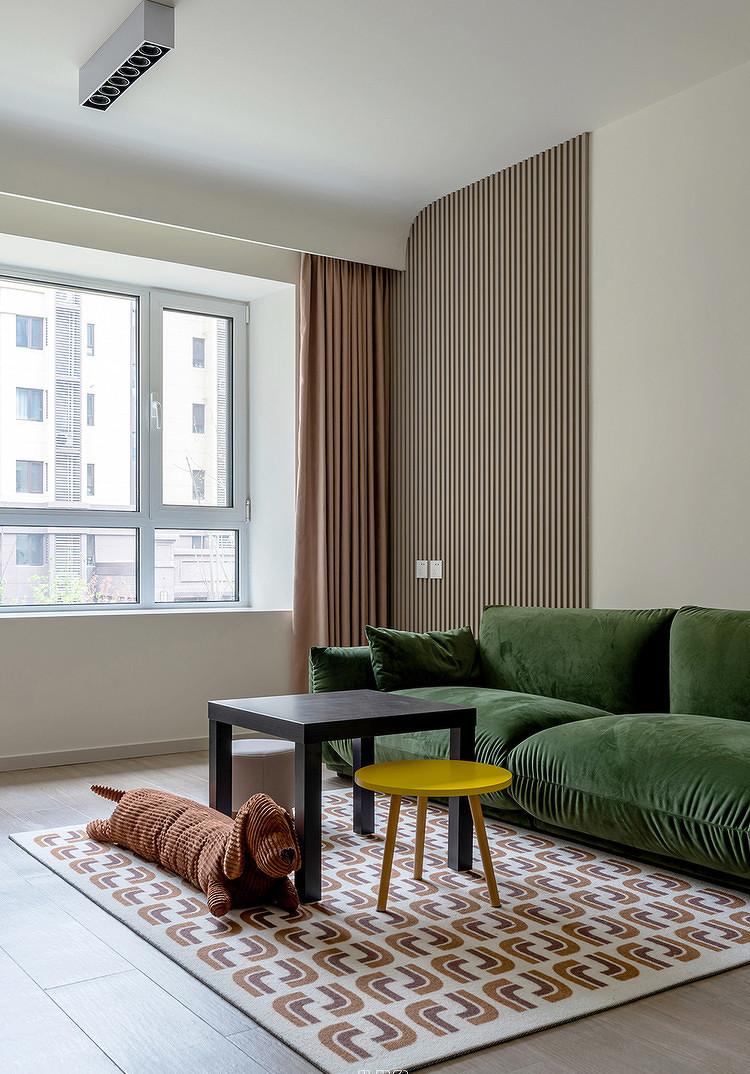 89㎡复古原木风，厨房打开秒变社交领域-5