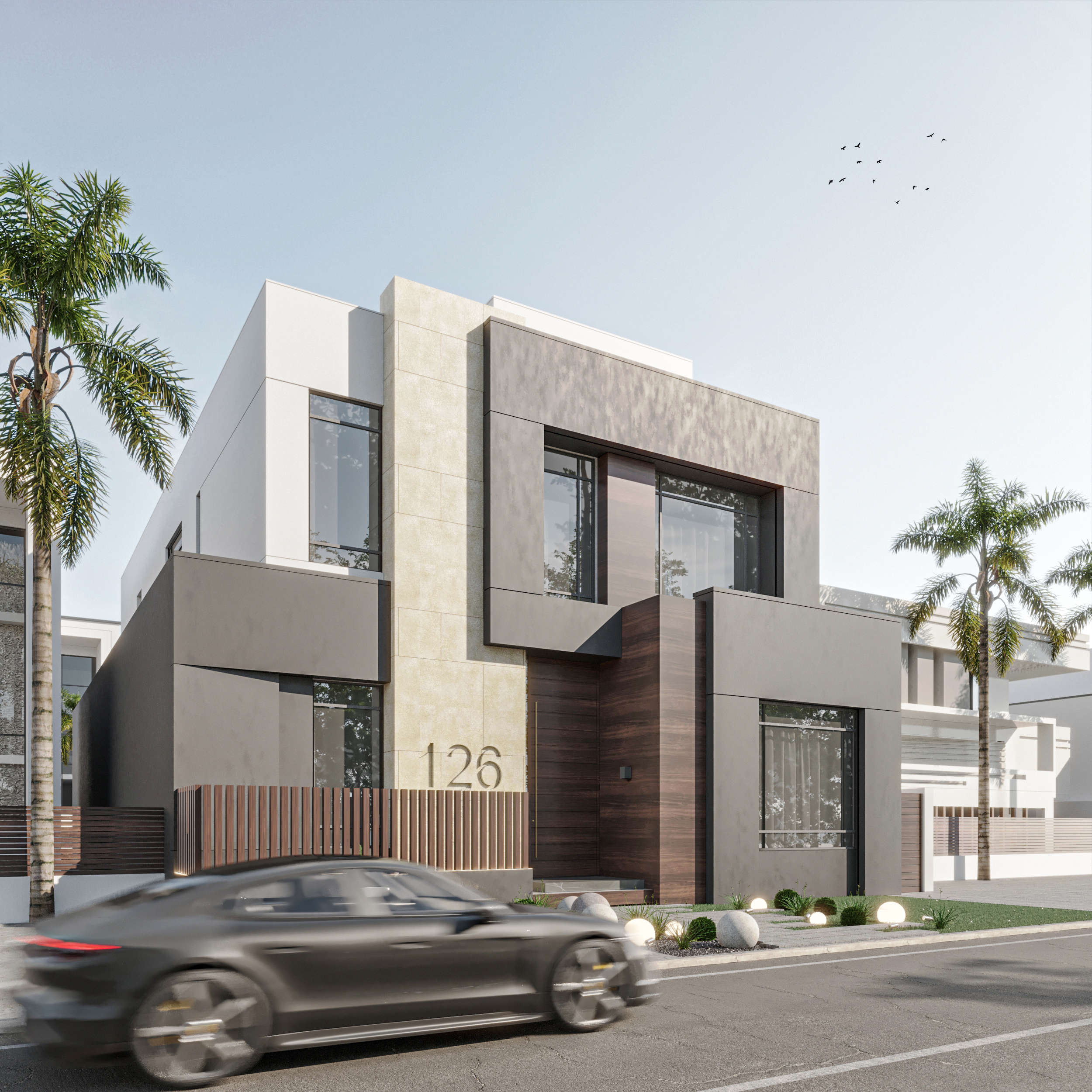 VILLA7科威特现代别墅丨Moamen Amin-14