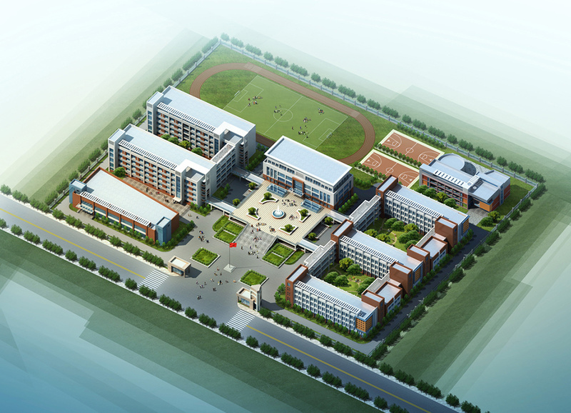 学校规划设计案例效果图-12
