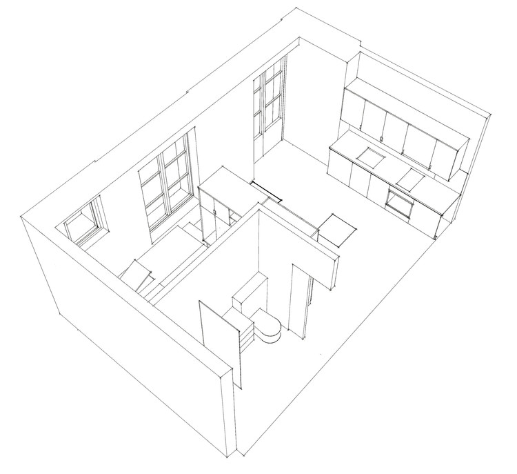 巴黎古宅中的 24 平米舒适公寓-4