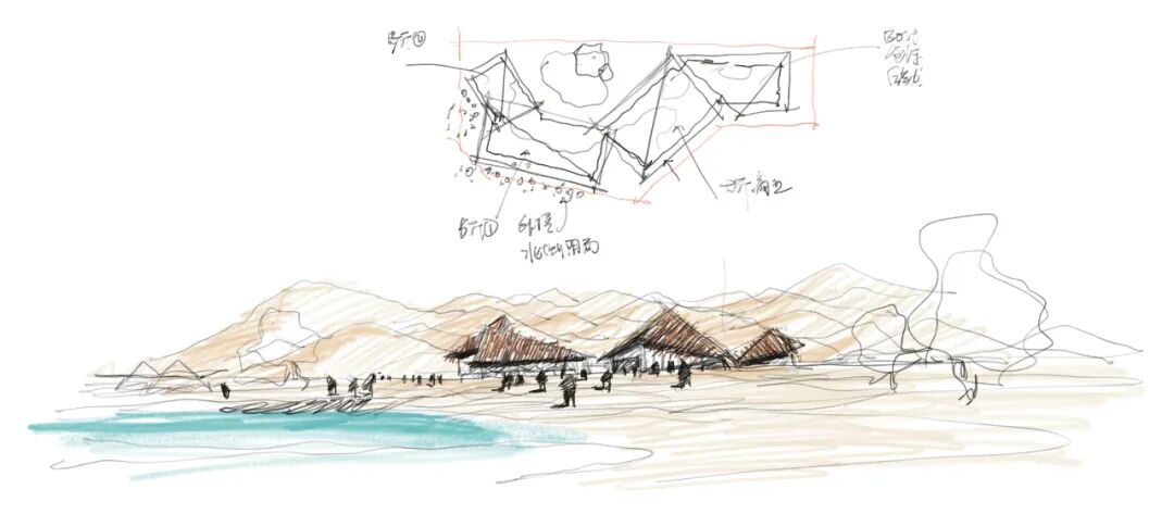 新疆罗布人村寨湖畔游客中心丨中国新疆丨Aedas-8
