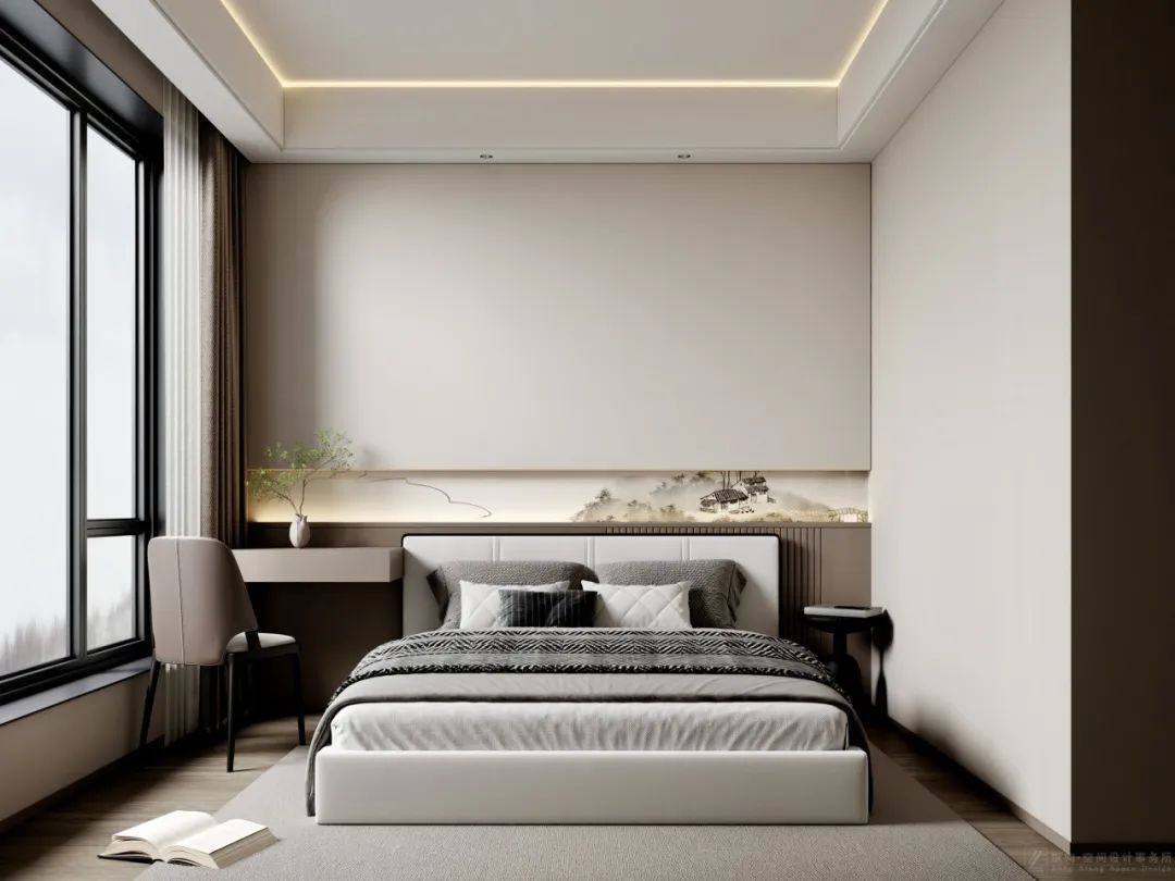 湖南浏阳 450㎡新中式自建别墅丨中国湖南丨纵向·空间设计-35