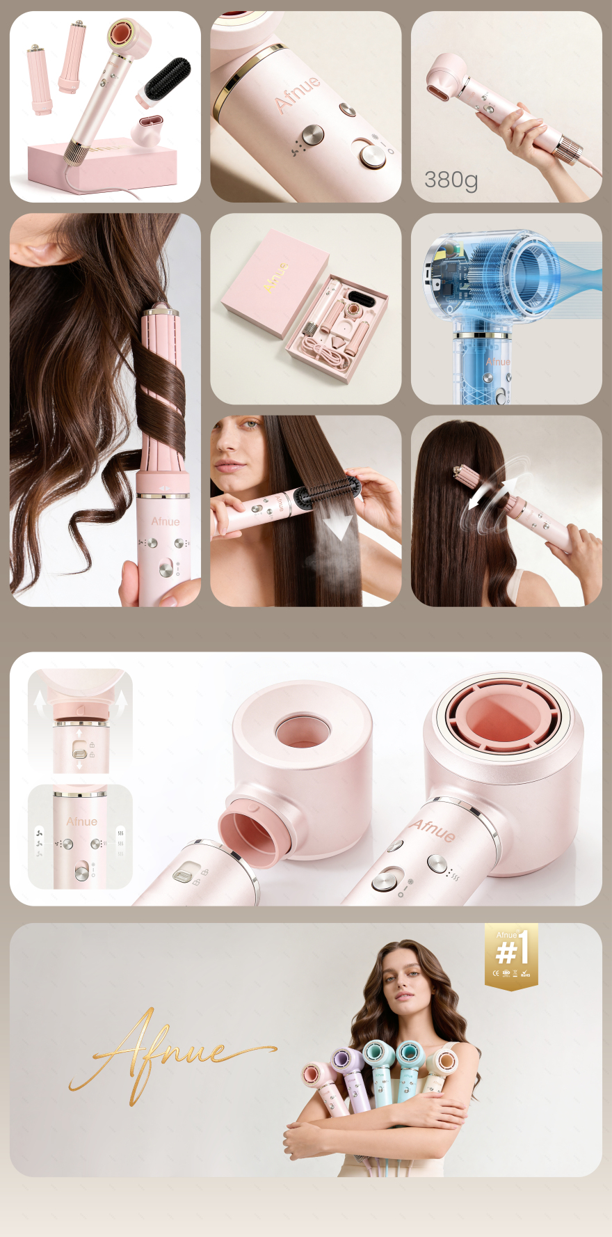 AI Hair Dryer Listing Design | Amazon & Allegro-7