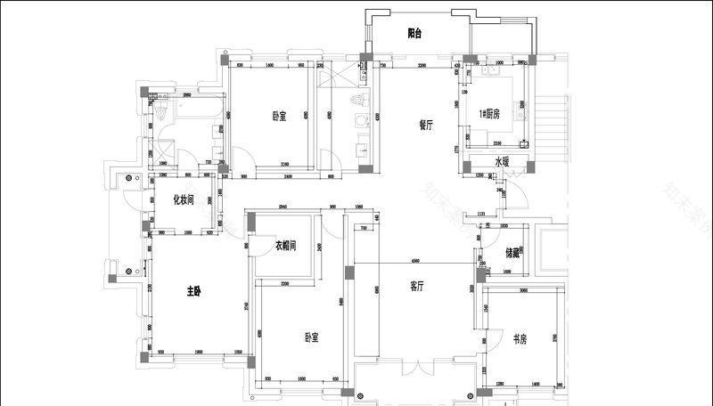 济南海尔绿城玫瑰园“云彩”居住空间设计-27