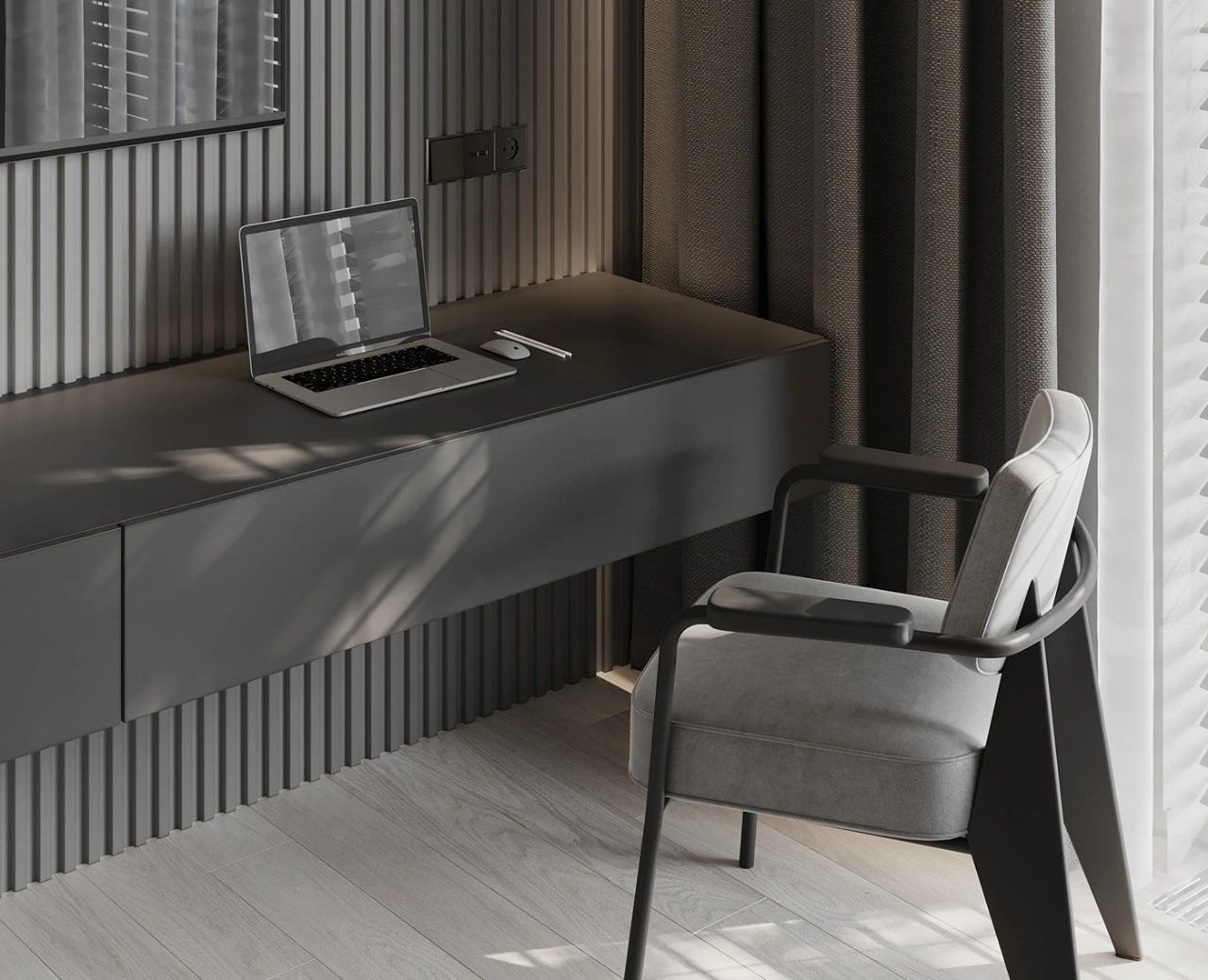 俄罗斯简约优雅公寓设计丨VERITY DESIGN-70