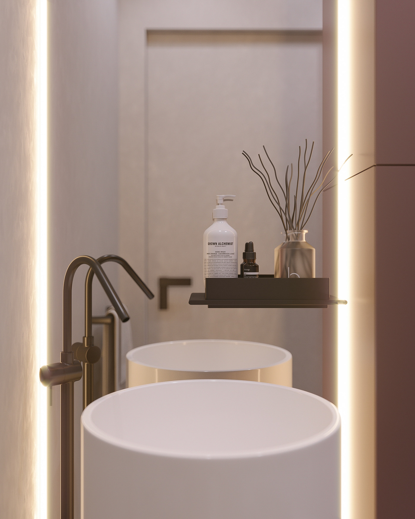 60㎡小空间公寓设计 邂逅轻柔质感，至臻至美的-22