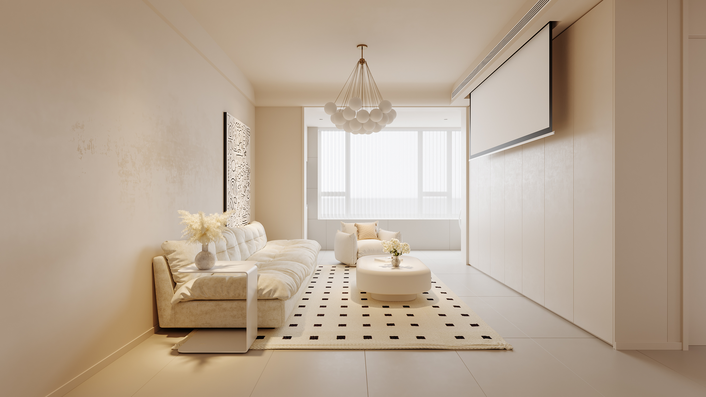 木石效果表现——奶油风家装-3