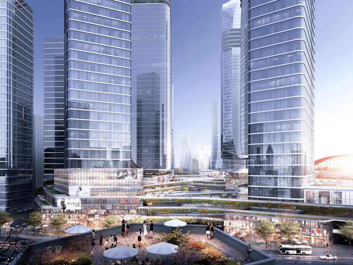 广州CBD南区新城市景观（大湾区新门户）设计丨中国广州丨德国安博戴水道,德国RSAA建筑事务所,庄子玉工作室-41