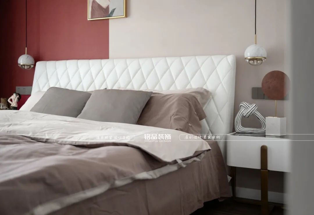 77平美式轻奢公寓设计丨铭品装饰-42