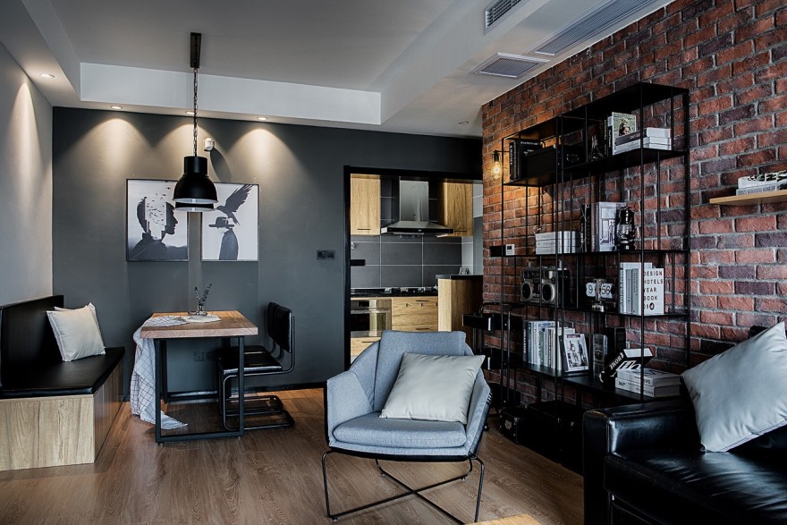 金属工业风室内设计丨中国重庆丨重庆琢信装饰有限公司-9