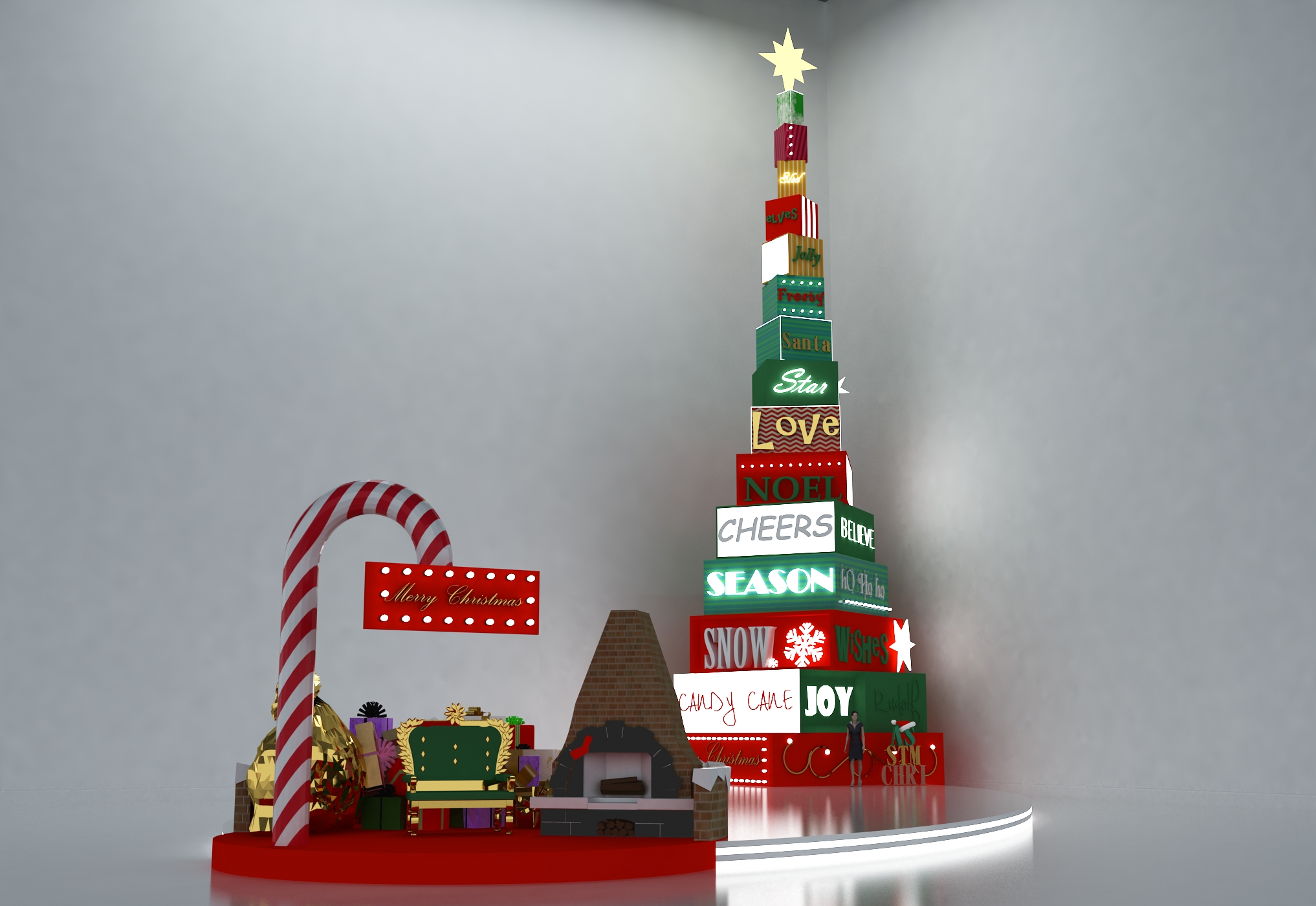 City Centre Beirut Christmas Decoration- Fiesta Group-19