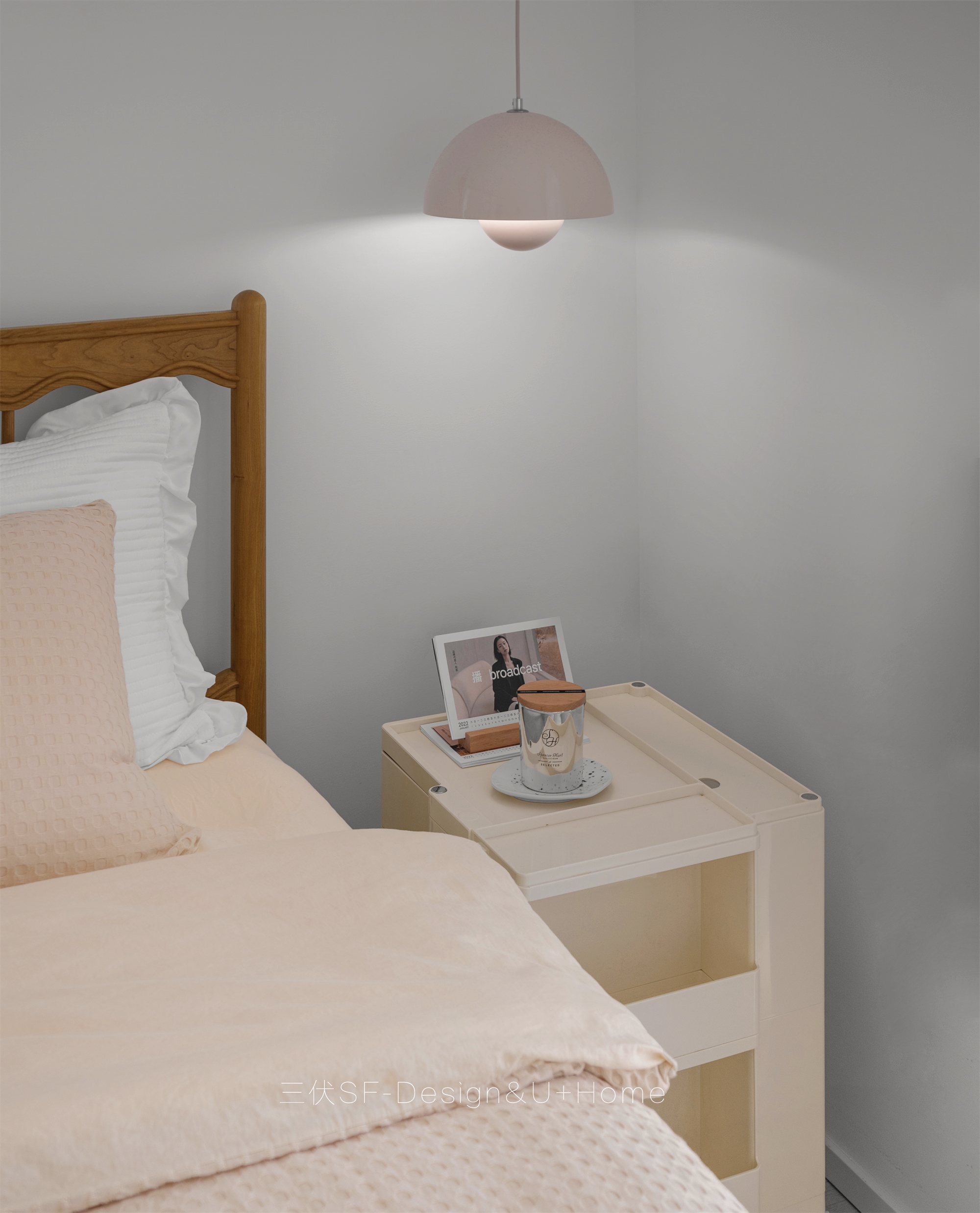 日系樱桃木++云朵奶油色家居空间设计-25