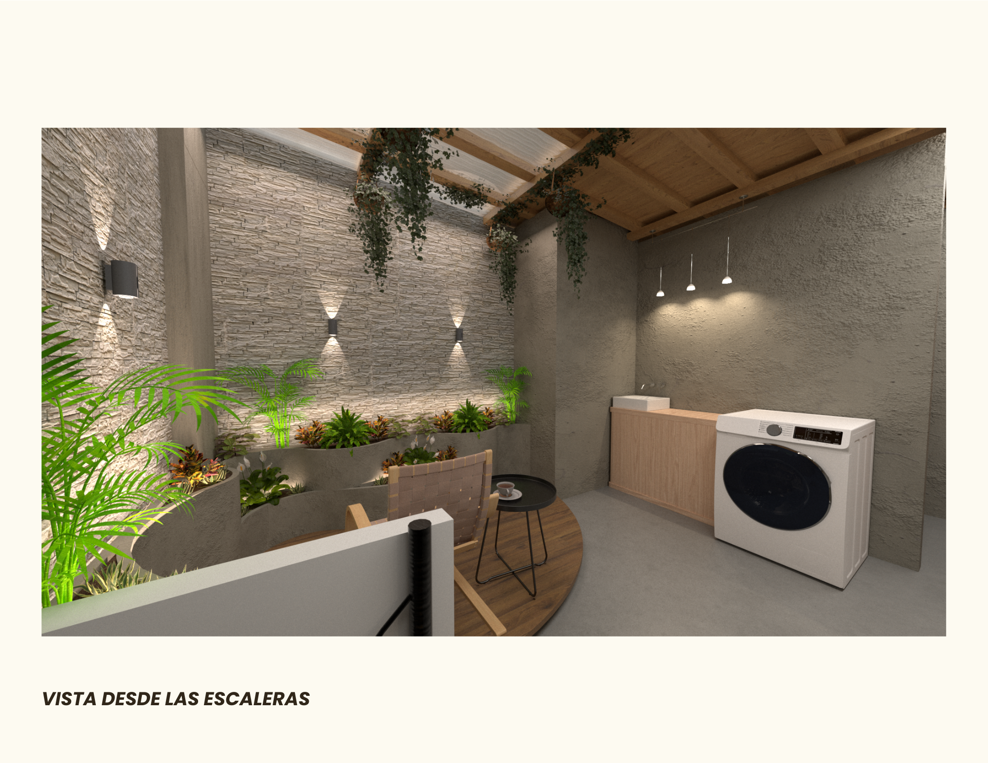 Serenidad en el Caos - Proyecto Paisajístico Interior-15