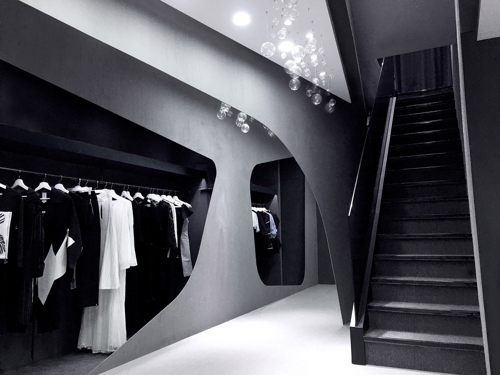 空间的立体裁剪 & 北京建外SOHO设计师女装店,北京 / 元道同和-4