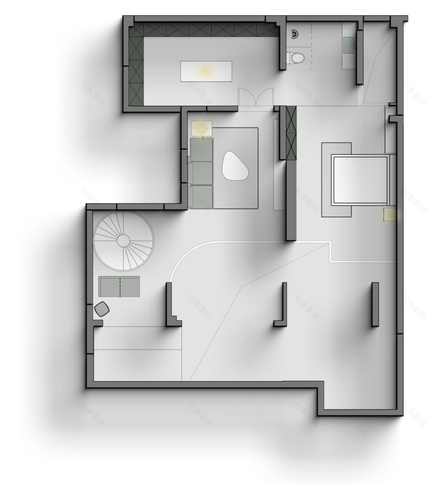极简之美,盛放心中的热爱丨三零一建筑装饰事务所-71