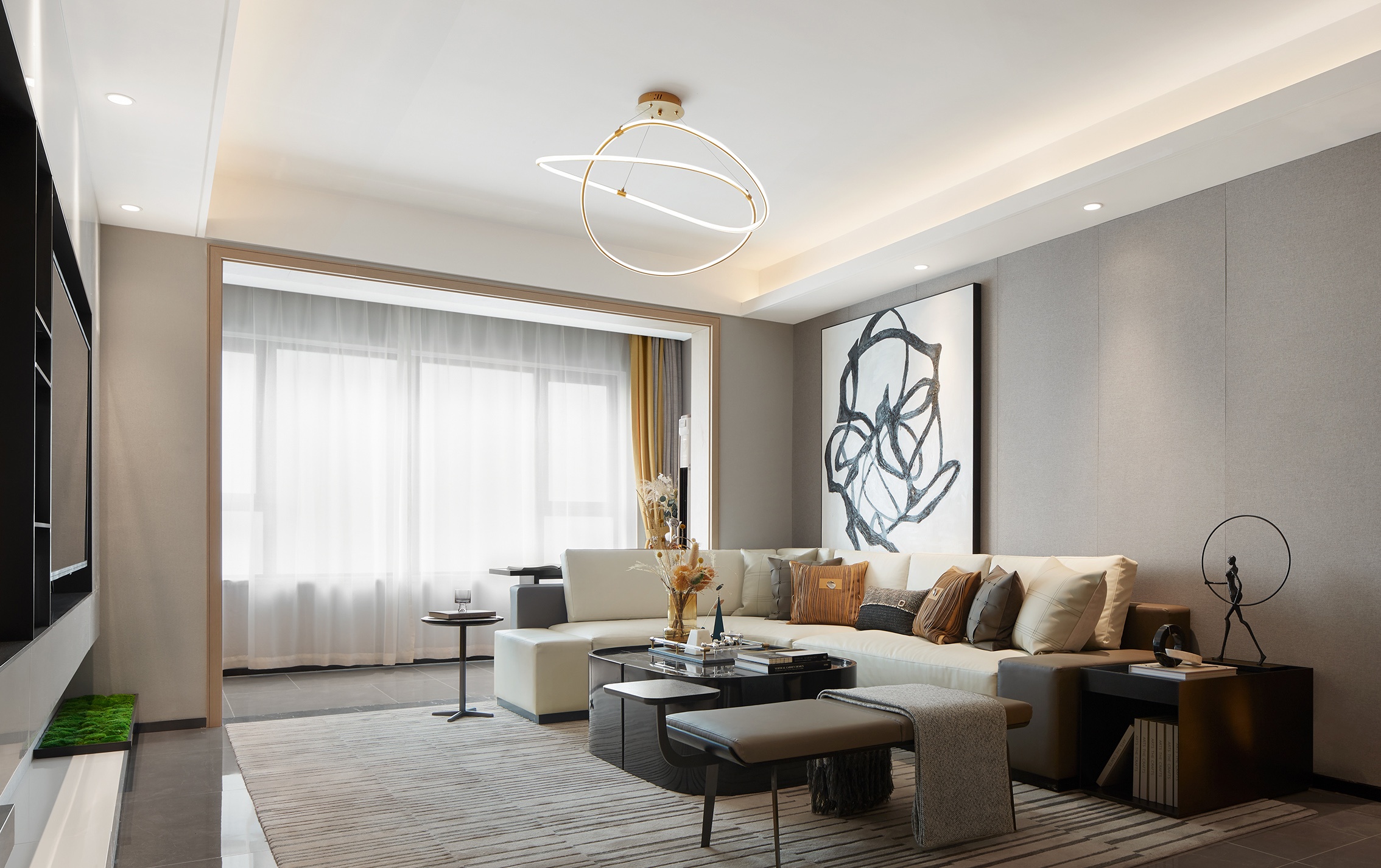 安阳云顶样板间丨中国安阳丨石间设计-8