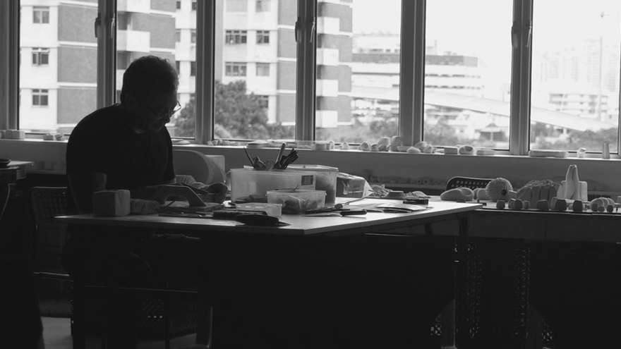 日裔雕塑&景观设计师OKASHIMO创造的系列石头艺术品-3