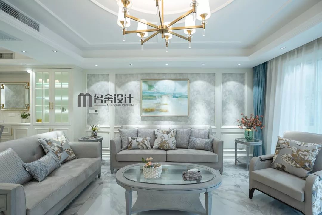 誉珑湖滨 196 平美式简约设计 | 蒙娜丽莎的早餐-28