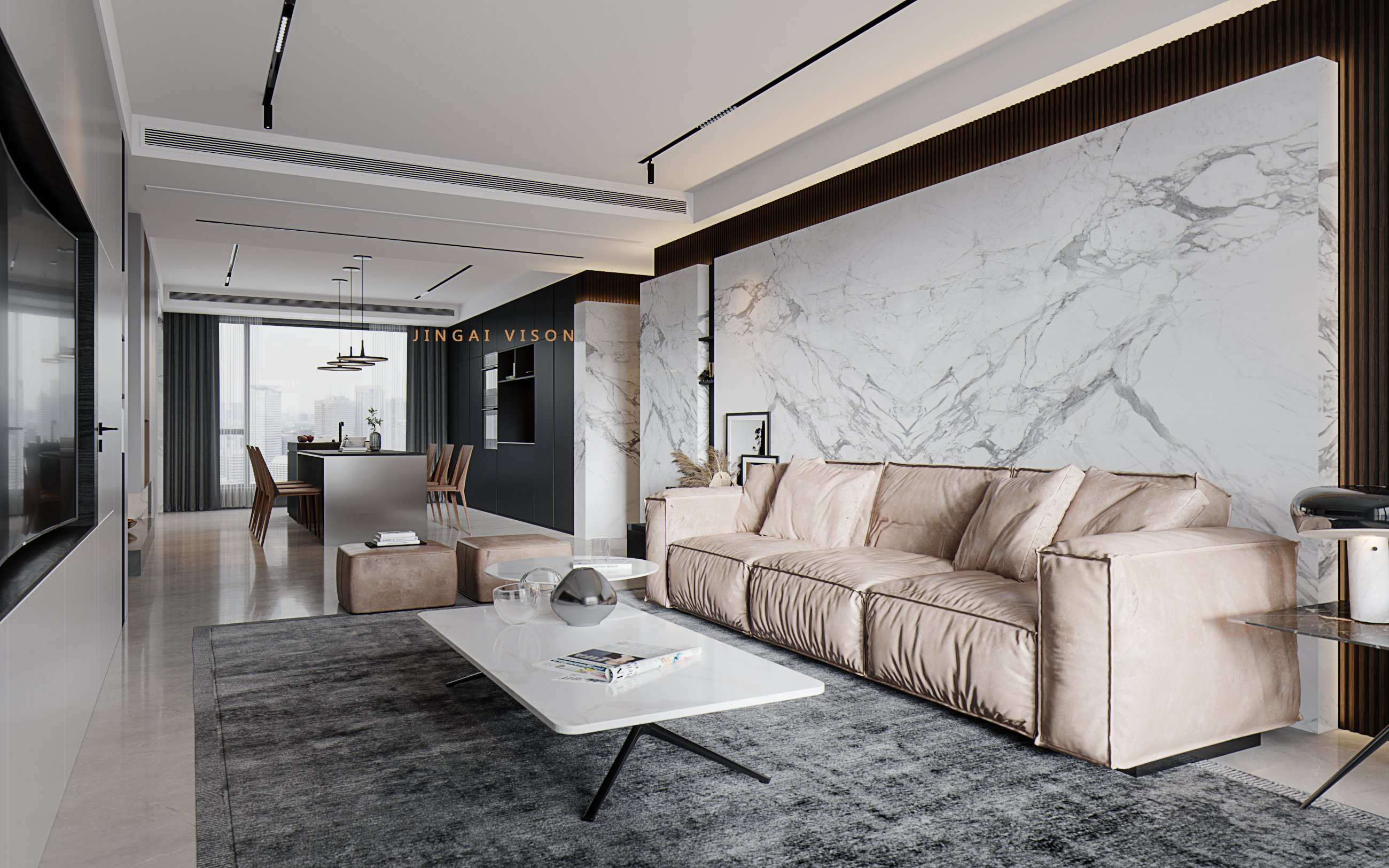 创意 CR1.7 蛇果吧台设计，点亮家居空间-3