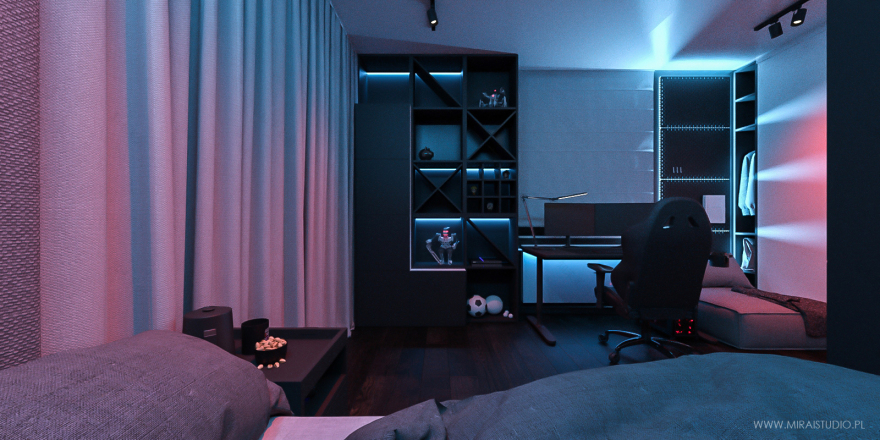 克拉科夫,翁鲁加青少年房间
注:UNRUGA可能不是常见词汇,若它是特定的名称,可能需要更多背景信息以确保准确翻译 丨波兰克拉科夫-14