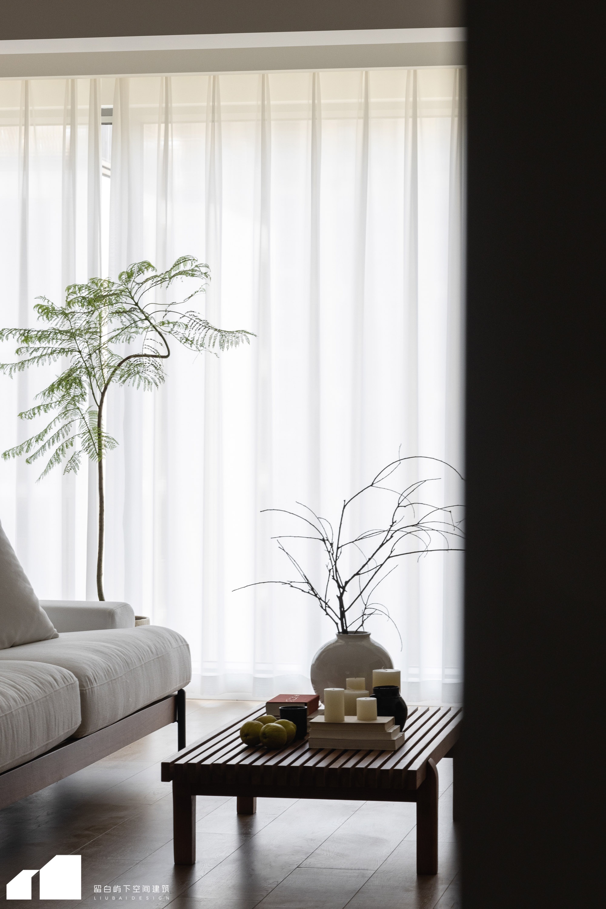 留白·私宅 ｜听涧｜极简原木风不一样的空灵禅意之美-23