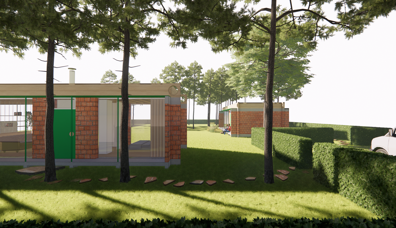 平房；小屋；别墅丨MO architecten-14