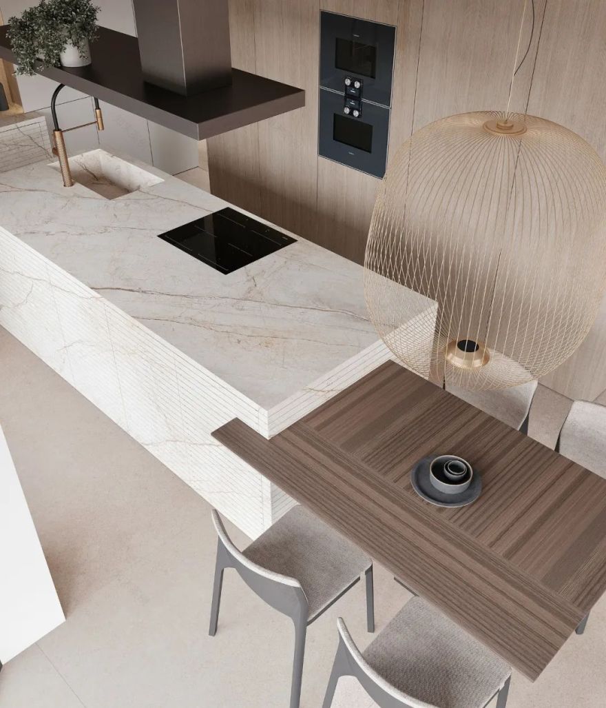 巴塞罗那现代轻法式住宅丨西班牙巴塞罗那丨Alex Tolkachev-13