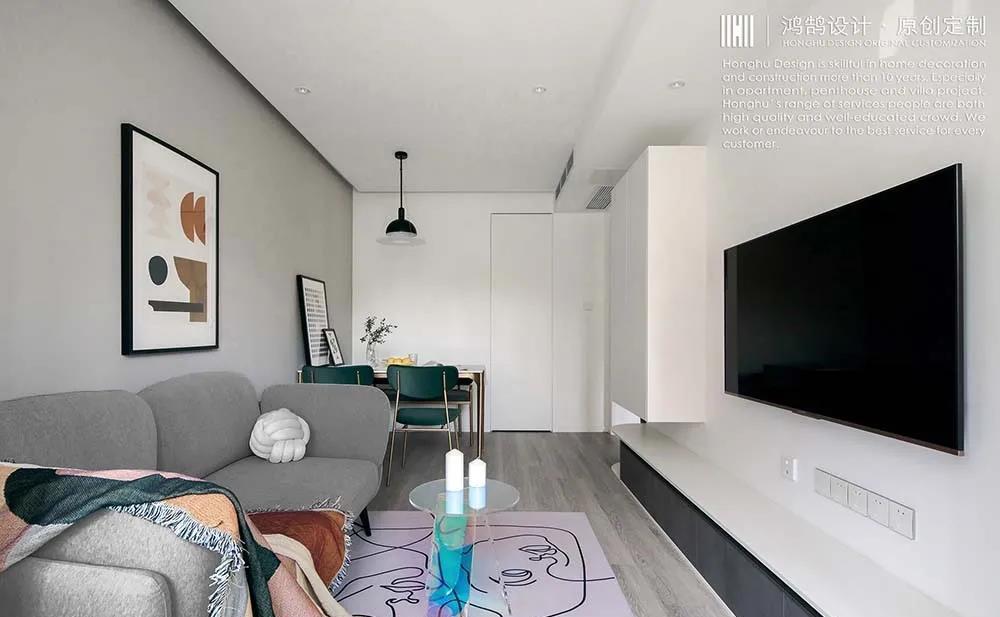 芜湖鸿鹄设计丨平层丨70㎡三口之家，客卧互换后宽敞明亮又舒适-5