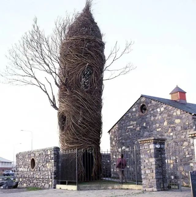 森林幻想家 | Patrick Dougherty 的树枝艺术-31