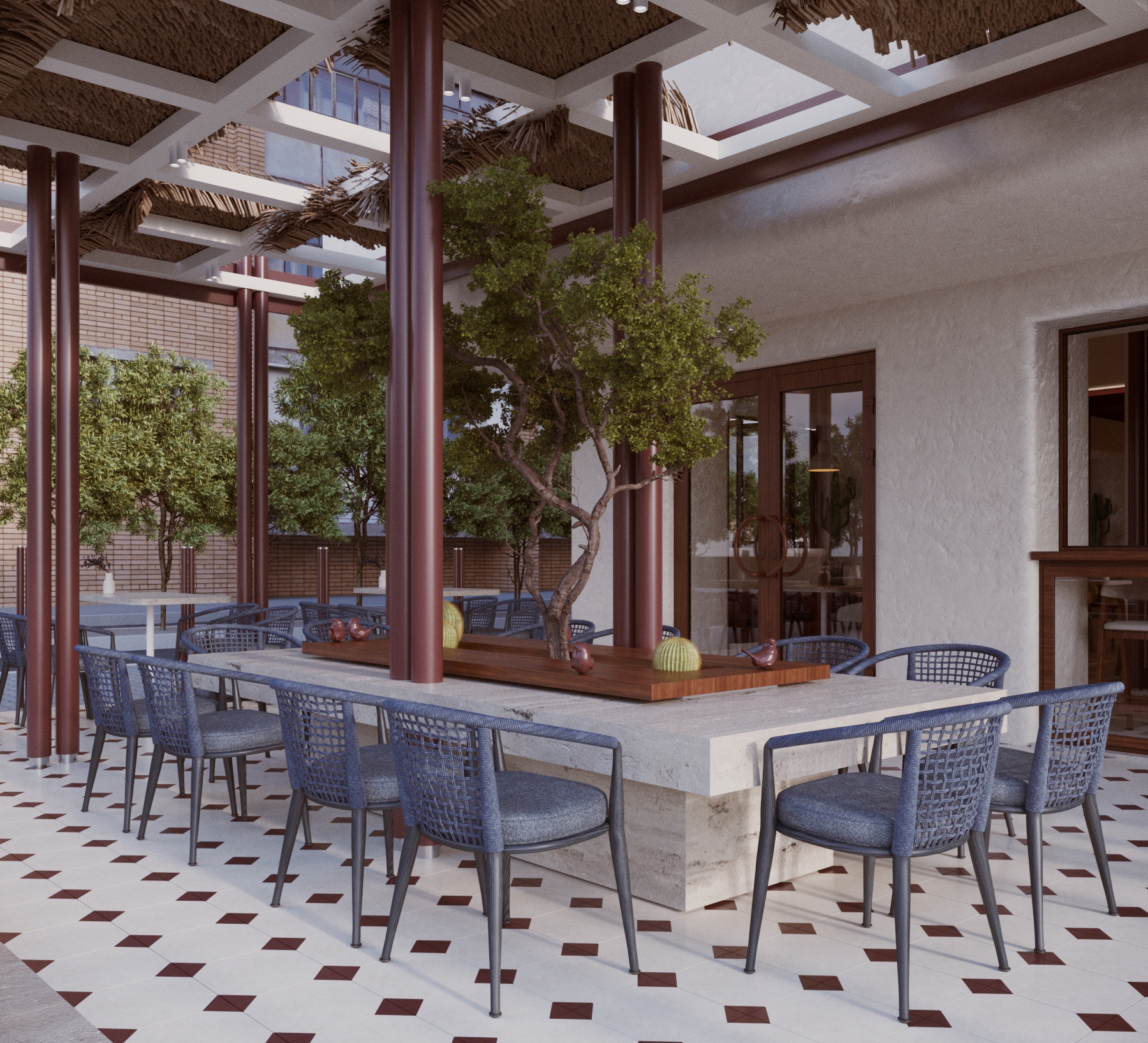 埃里克咖啡馆与餐厅丨埃及开罗丨DEN Projects-27