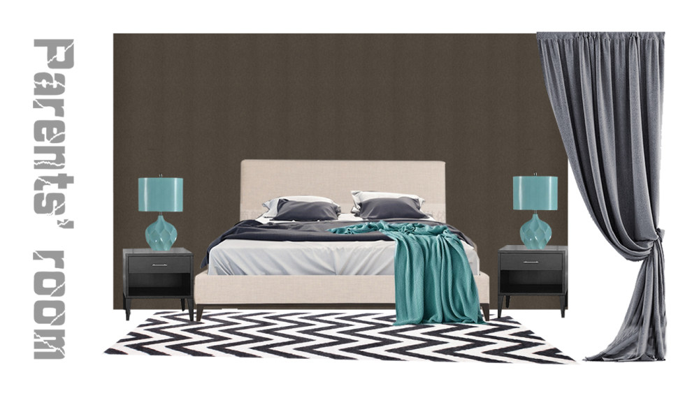 现代简约风格软装案例，黑白灰主调打造质感空间-6