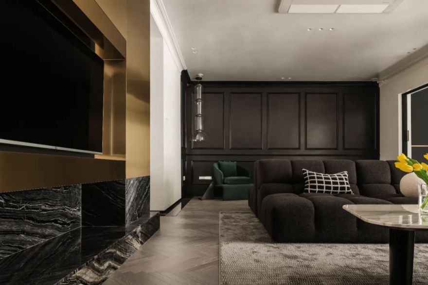 现代轻奢雅宅丨桃弥空间设计-23