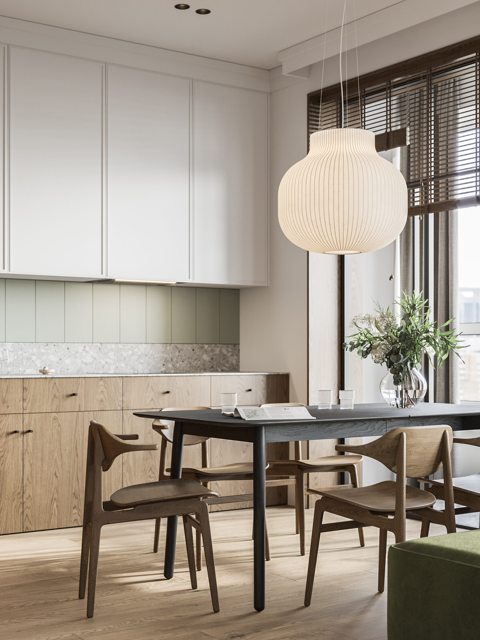 清爽原木风公寓设计 简洁的雅致！-9