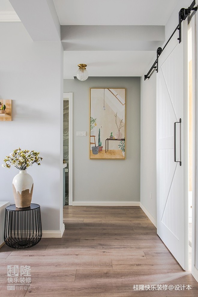 10万元二居90平米装修案例-12