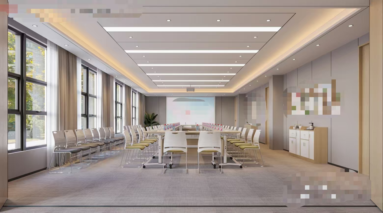 党群服务中心,退伍军人办公室等项目设计-8